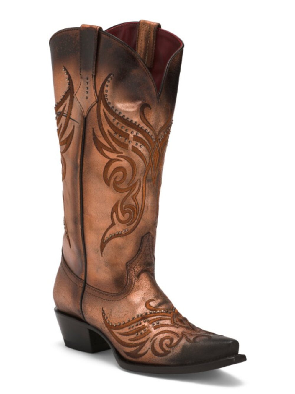 FERRINI Made In Mexico Leather Masquerade Western Boots